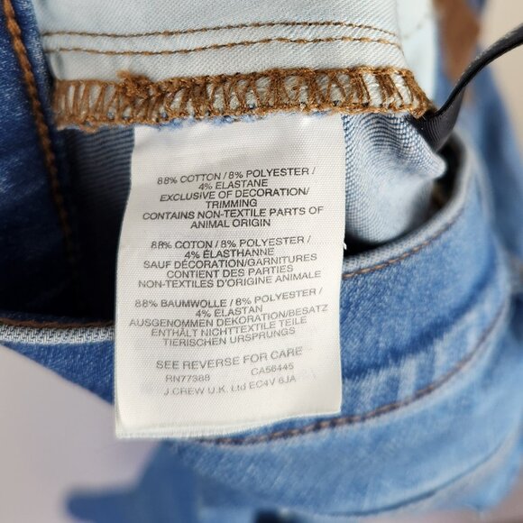 *FLAWED* Madewell Cali Demi-Boot Jeans in Bronson Wash Button-Front Edition 27 - Picture 8 of 12